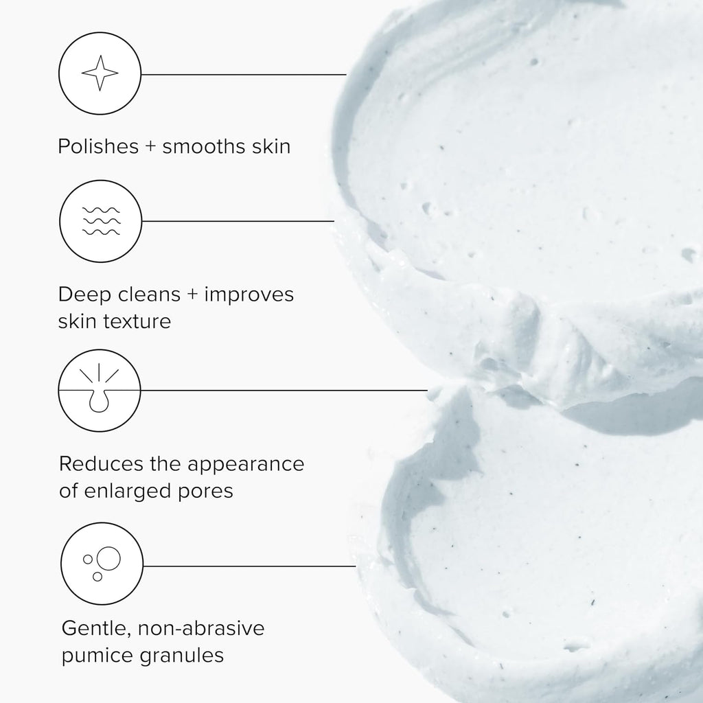 DRMTLGY Microdermabrasion Scrub – Gentle Facial Exfoliating Scrub to Smooth & Polish Skin