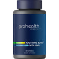 ProHealth NAD Triple Boost™ with NMN 500mg and NMNH 100 mg Plus Apigenin and Trans-Resveratrol. Promotes Longevity, Heart and Brain Health, Activates Sirtuins for Cellular Repair (30 Servings) ProHealth Au supplements