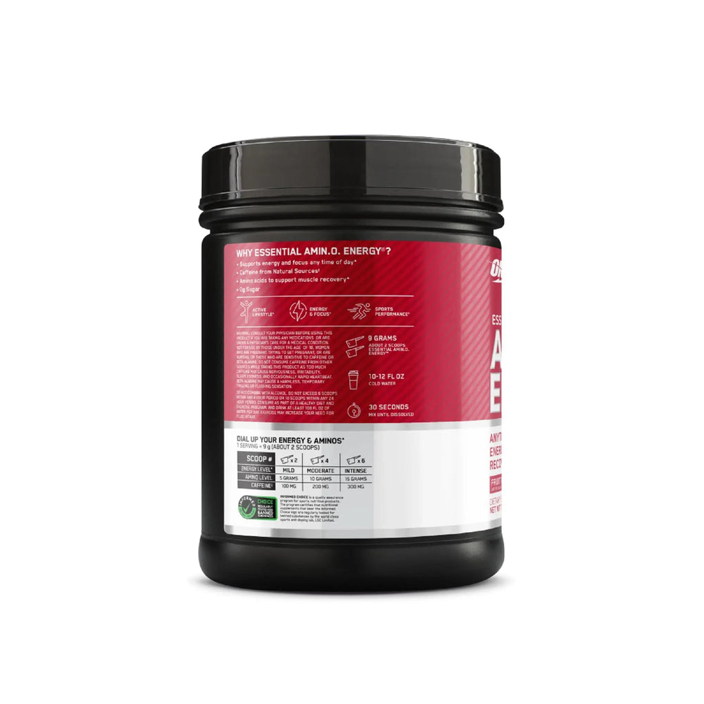 Optimum Nutrition Amino Energy - Pre Workout with Green Tea, BCAA, Amino Acids Optimum Nutrition Au supplements