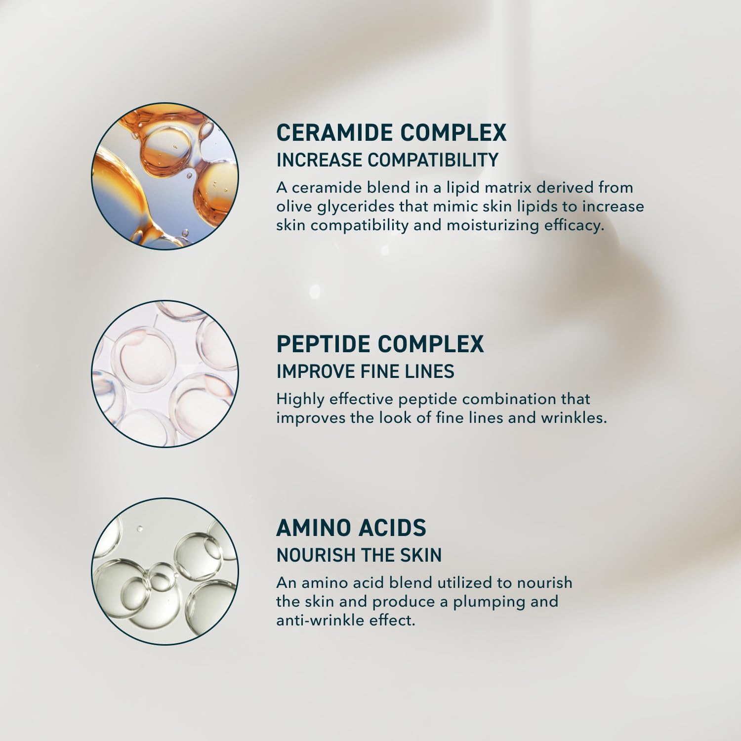 Prequel Skin Half and Half Fluid Moisturizer Face Cream. Lightweight Ceramide Peptide Lotion for All Skin Types