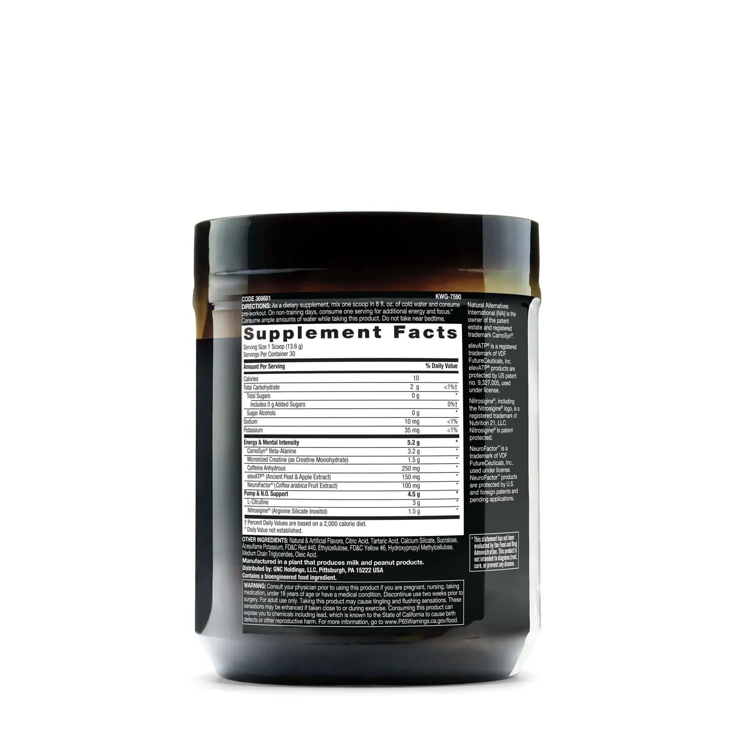 BEYOND RAW LIT | Clinically Dosed Pre-Workout Powder | Contains Caffeine, L-Citrulline BEYOND RAW Au supplements