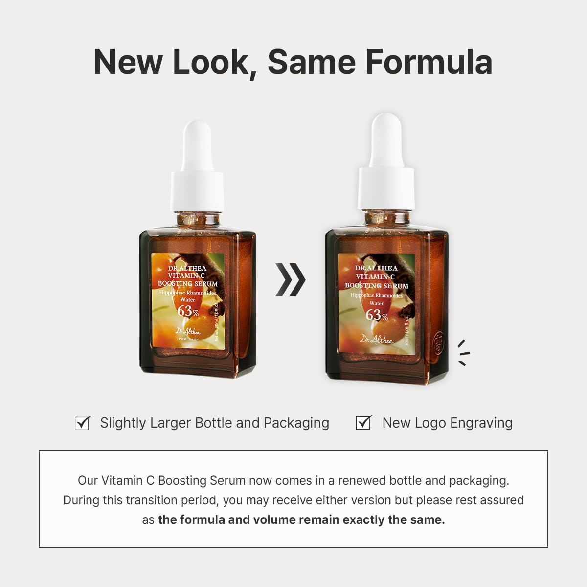 Dr.Althea Vitamin C Boosting Serum | Daily Facial Serum with TRANEXAMIC ACID for All Skin Types | Helps Remove Dark Spots & Uneven Skin Tone | Korean Vegan Skin Care (Vitamin C Boosting RENEWED)