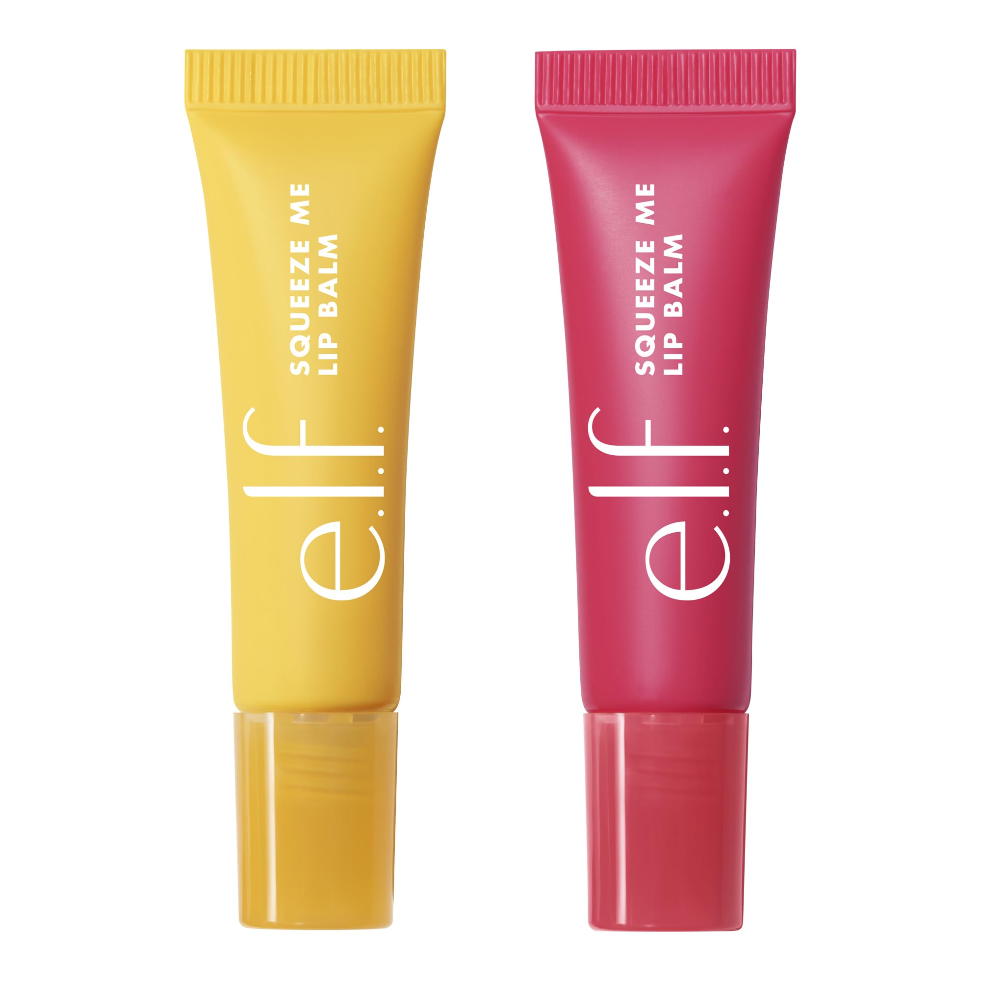 e.l.f. Squeeze Me More Lip Balm Duo, Moisturizing Balm For A Sheer Tint Of Color, Made With Hyaluronic Acid