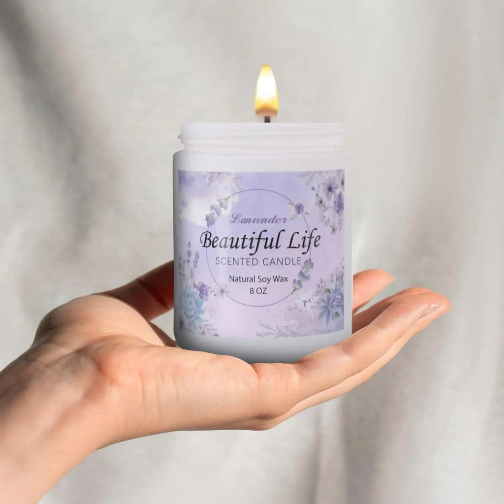 AMIDONSO Lavender Candles for Home Scented,8 oz Aromatherapy Candles Gift,45 Hour Long AMIDONSO Au supplements