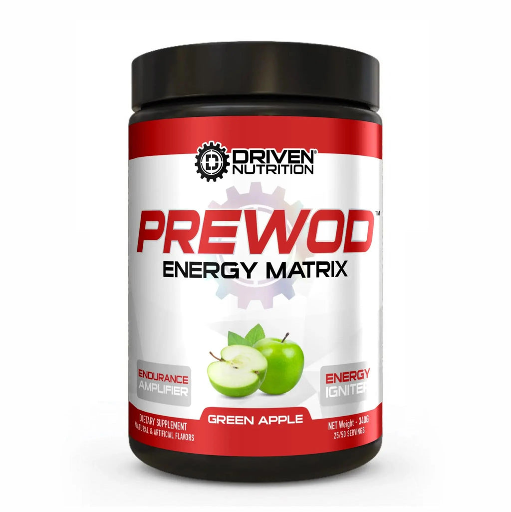 Driven PREWOD Energy Matrix, 50 Servings - Pre-Workout Supplement with Caffeine Driven Nutrition Au supplements