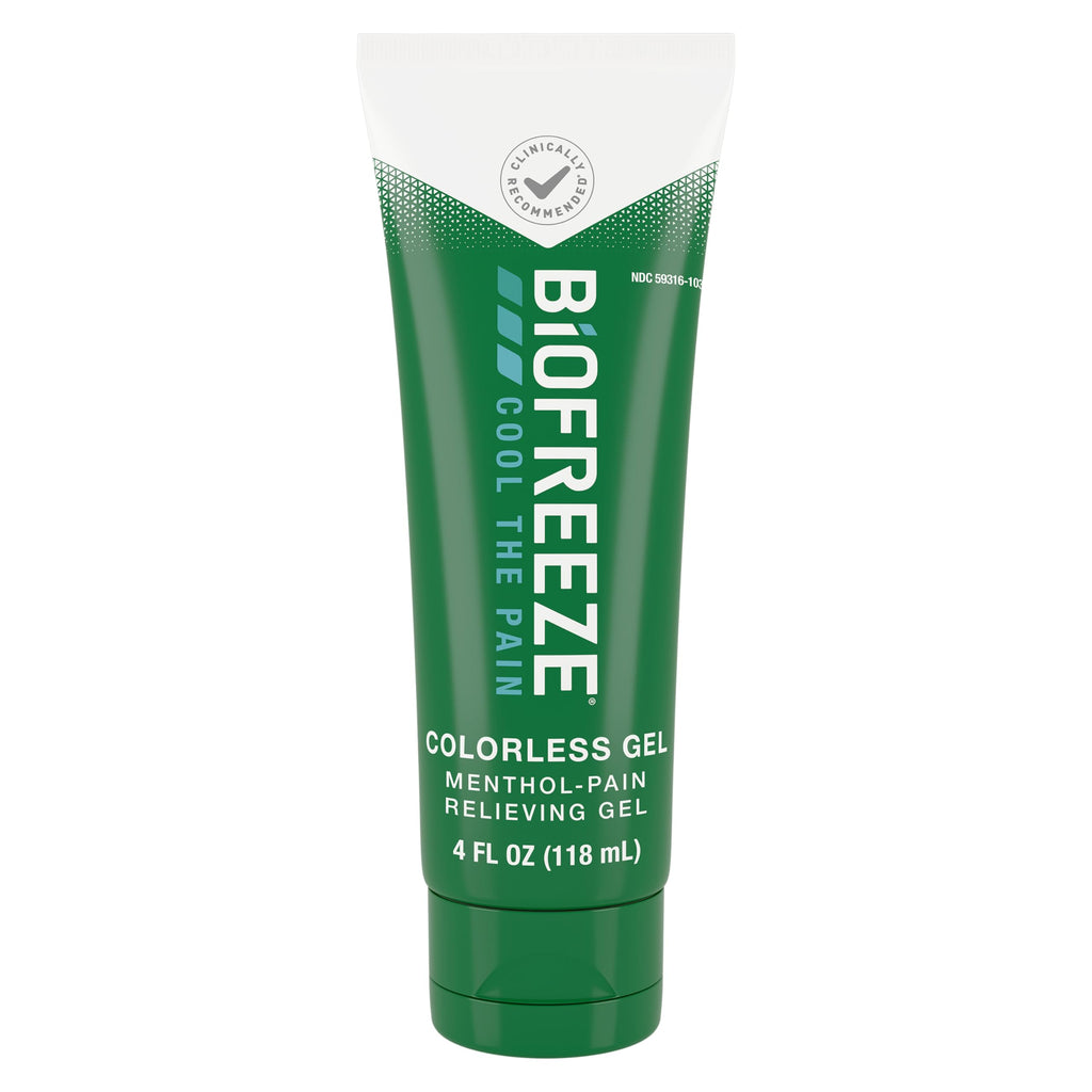 Biofreeze Gel Menthol Pain Relieving Colorless Gel 4 FL OZ Tube For Pain Relief Associated With Sore Muscles, Arthritis, Simple Backaches, And Joint Pain Biofreeze Au supplements