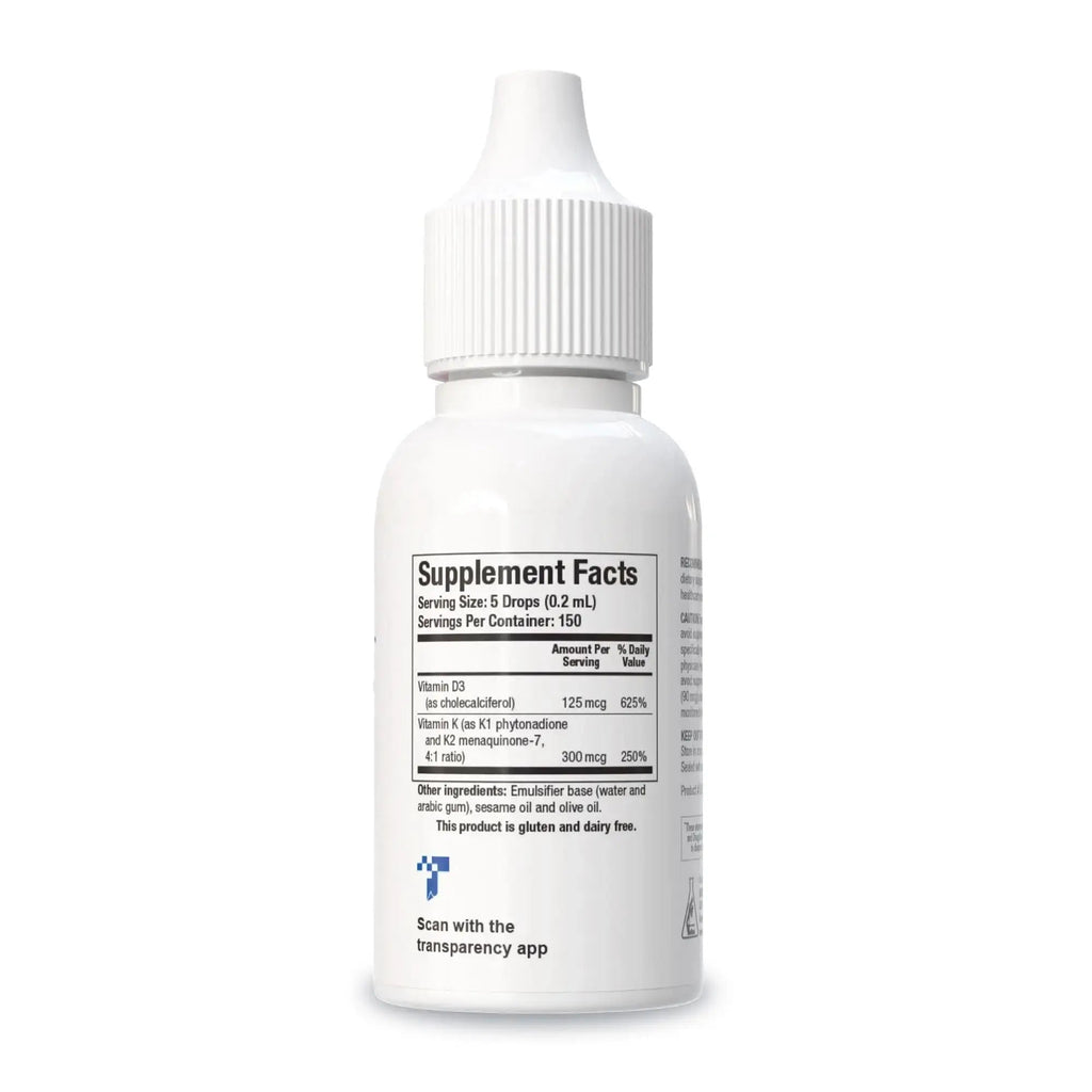 Biotics Research Bio-DK-Mulsion™–Emulsified Liquid Vitamin D and K, D3 Drops 125 mcg & Vitamin K (K1, K2) 300 mcg MK-7–Supports Stronger Bones BIOTICS RESEARCH Au supplements
