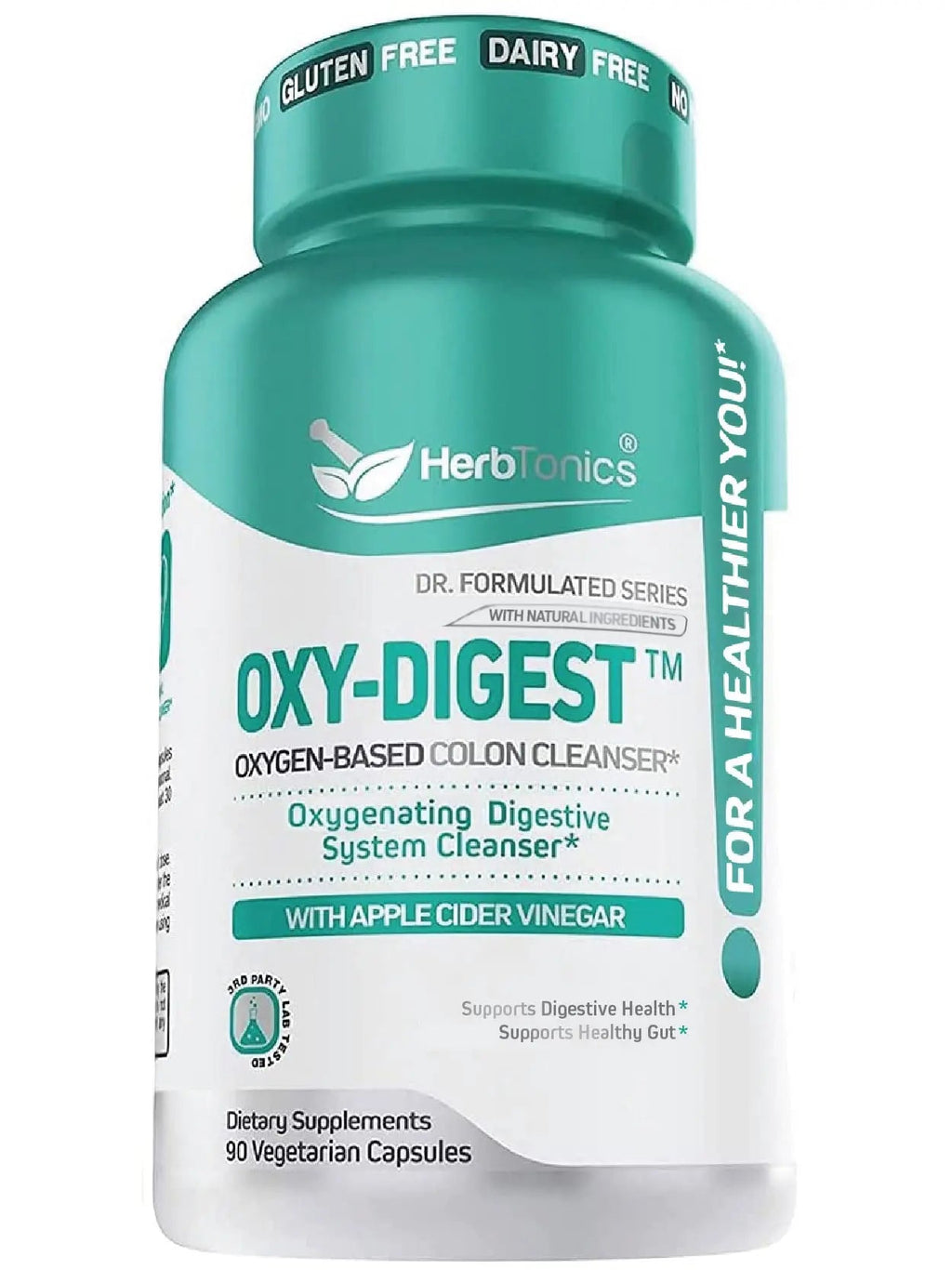 Herbtonics Oxygen Based Colon Cleanse and Detox Digestive System Formula | with Apple Herbtonics Au supplements