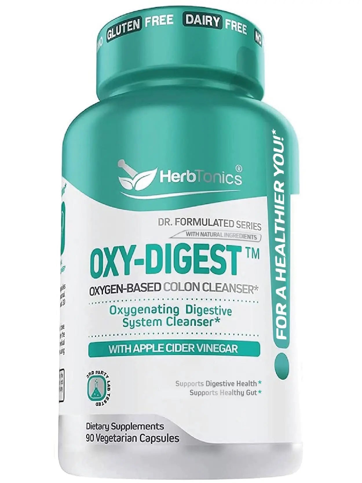Herbtonics Oxygen Based Colon Cleanse and Detox Digestive System Formula | with Apple Herbtonics Au supplements
