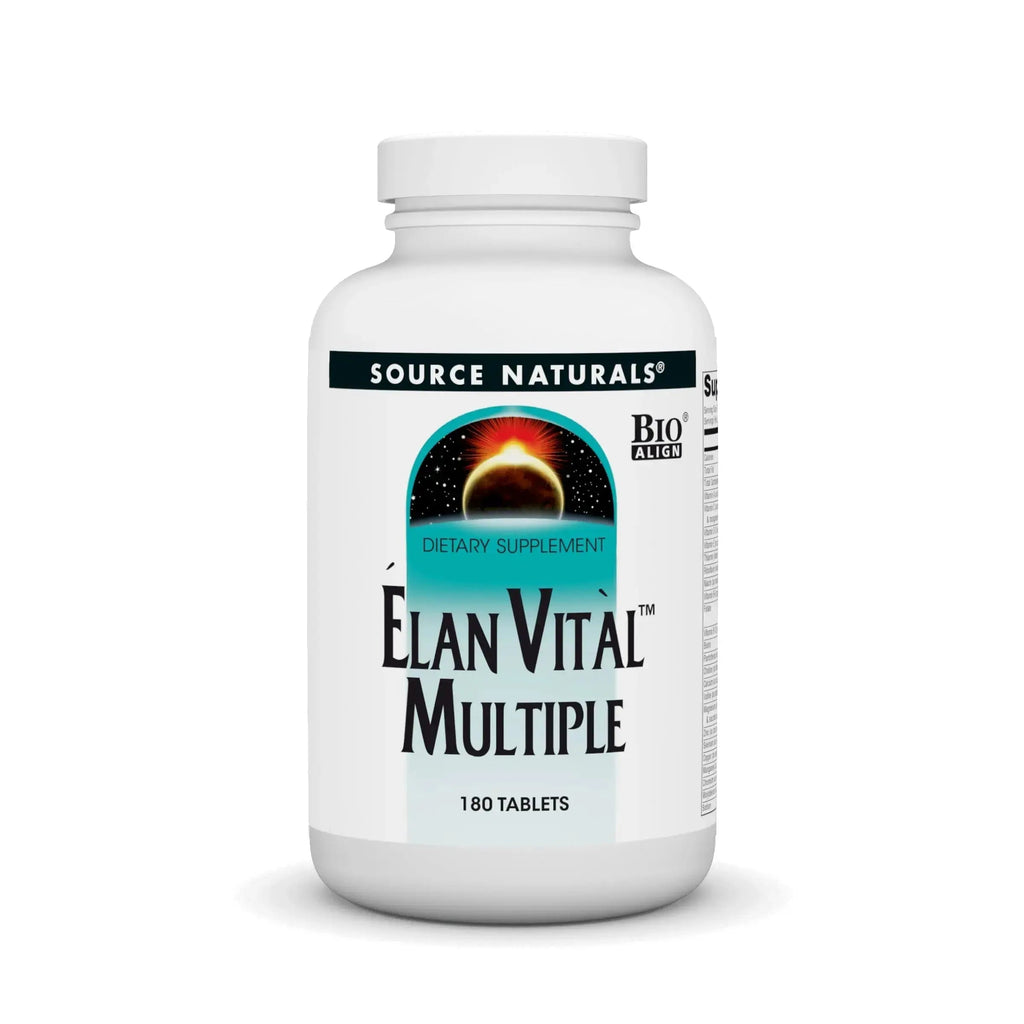 Source Naturals Elan Vital Multiple - Supports Brain, Heart, Liver, Immune, Energy Boost - 180 Tablets Source Naturals Au supplements