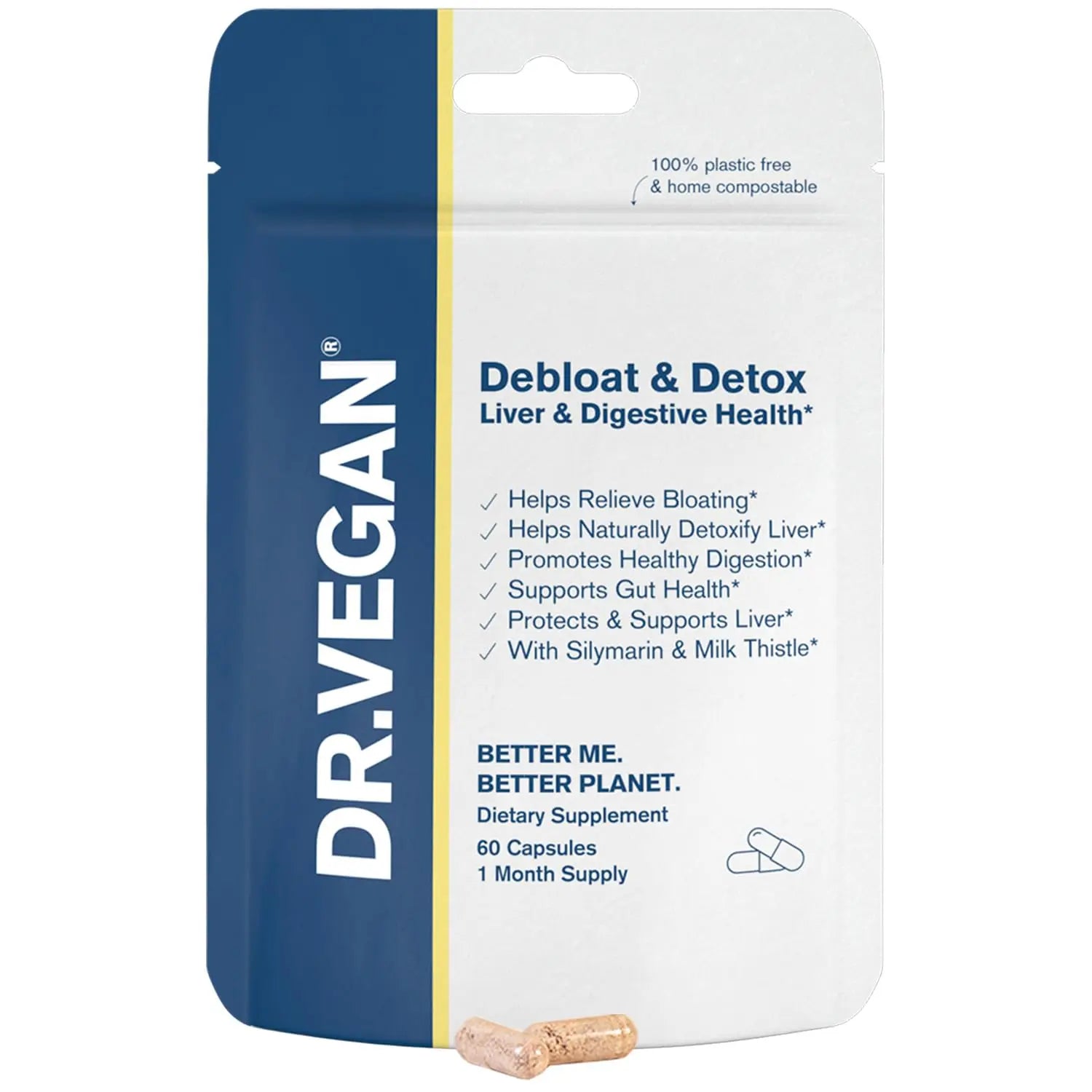 DR.VEGAN Debloat & Detox | Bloating, Digestion, Liver Support | Vitamins & Supplements dr vegan Au supplements