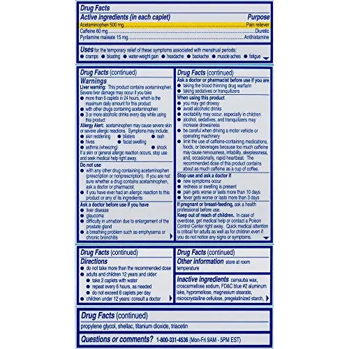 Midol Complete, Menstrual Period Symptoms Relief Including Premenstrual Cramps Midol Au supplements