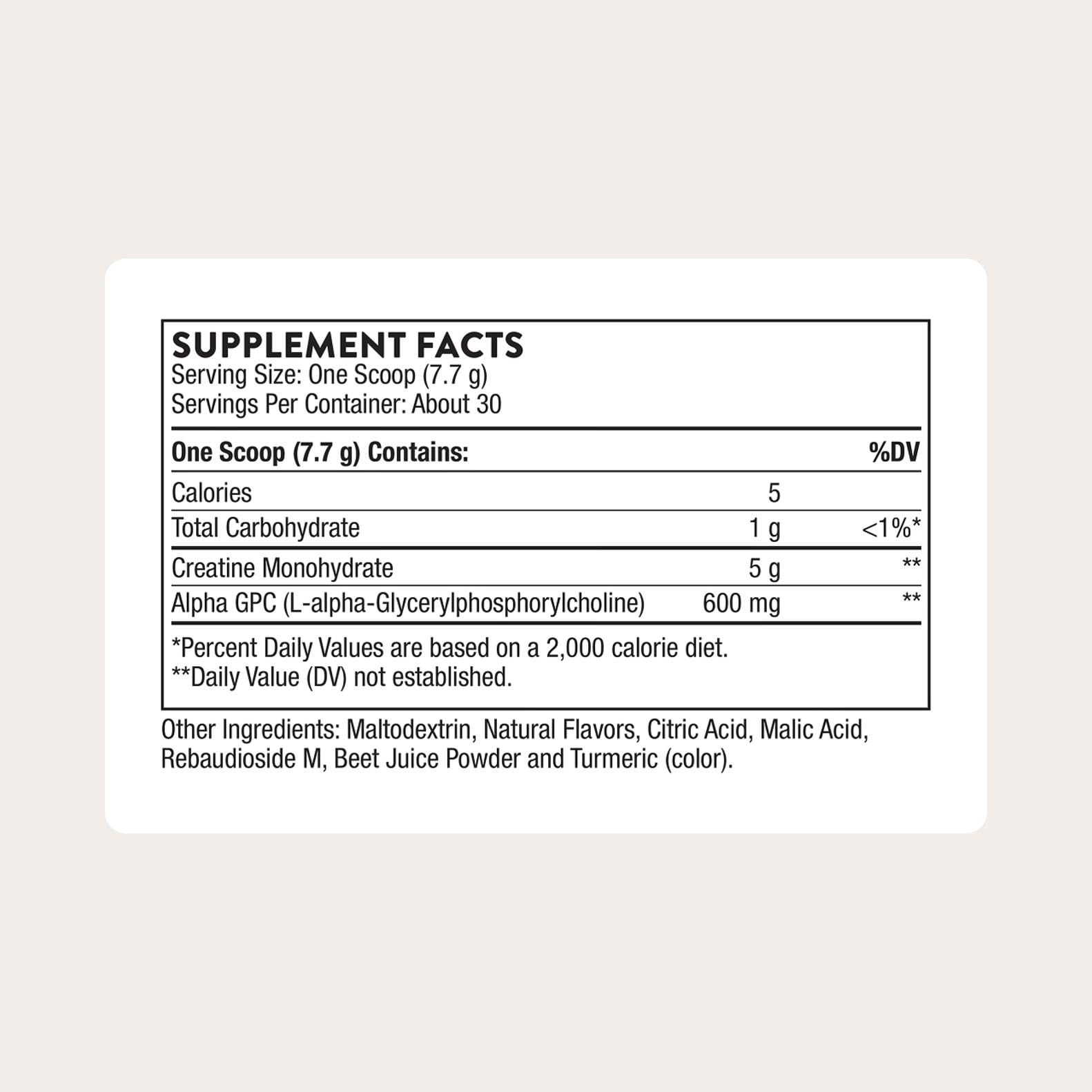 THORNE - Creatine + Alpha GPC - Micronized Creatine Monohydrate Powder - Support for Muscles & Cognitive Function* - for Women & Men - Watermelon Lemonade