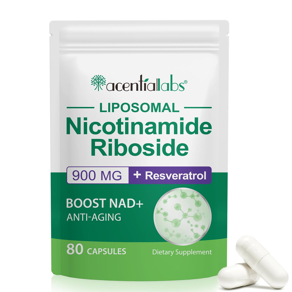 XINSZLIN NAD Supplement, NAD+ Nicotinamide Riboside Resveratrol 900mg, Dietary Supplement for Healthy Cellular Function, NAD+ Fuels Cellular Defense and Cctivates Anti-Aging Genes 80 Capsules XINSZLIN Au supplements