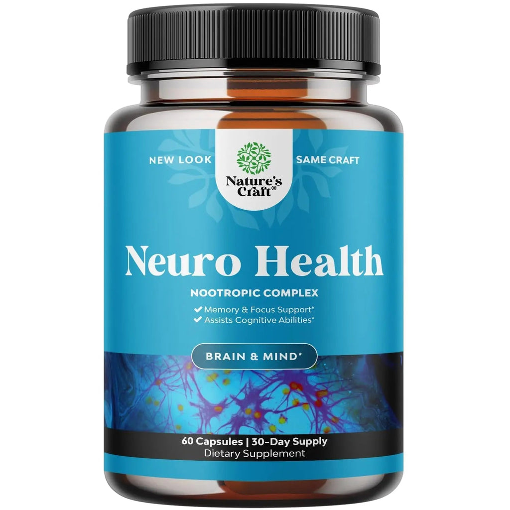 Nootropics Brain Support Supplement - Mental Focus Nootropic Memory Supplement Huntington Labs Au supplements