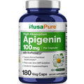 NusaPure Apigenin 100 mg per Capsule 180 Vcaps - Bioperine (Non-GMO, Gluten Free) NusaPure Au supplements