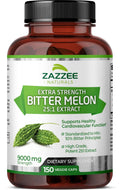 Zazzee Extra Strength Bitter Melon 25:1 Extract, 9000 mg Strength, 10% Bitter Principles Zazzee Au supplements