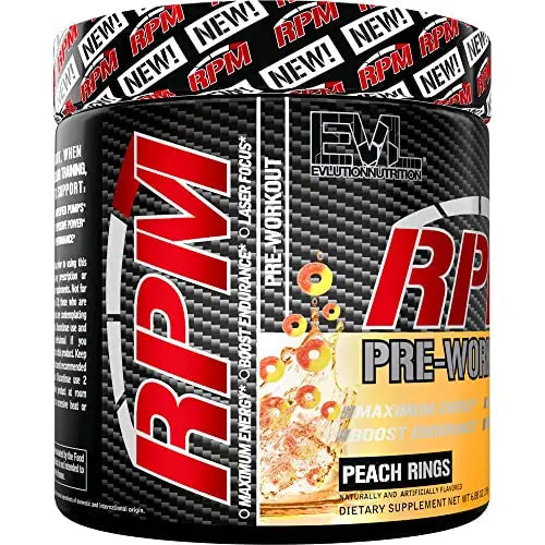 Pre Workout Powder for Energy and Focus - EVL RPM Energy Pre Workout Energy Drink Evlution Au supplements