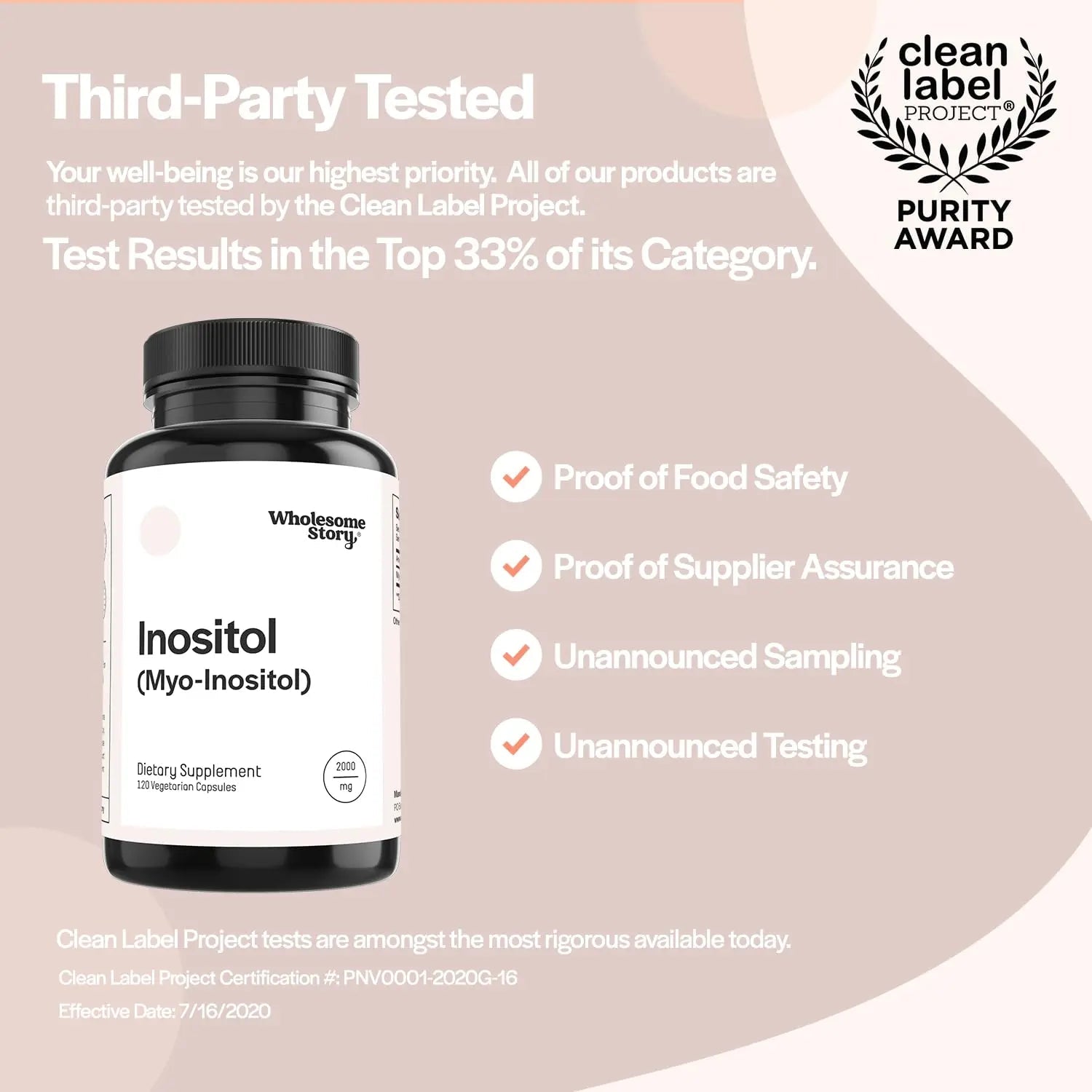 Pure Inositol Supplement | Myo-Inositol Supplement | Inositol Powder Capsules Wholesome Story Au supplements