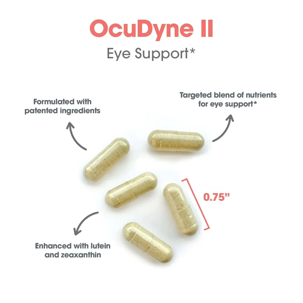 Allergy Research Group OcuDyne II Supplement - Eye Support Vitamins for Vision, Eye Health for Adults, Vision Support, Multivitamin Formula Allergy Research Group Au supplements