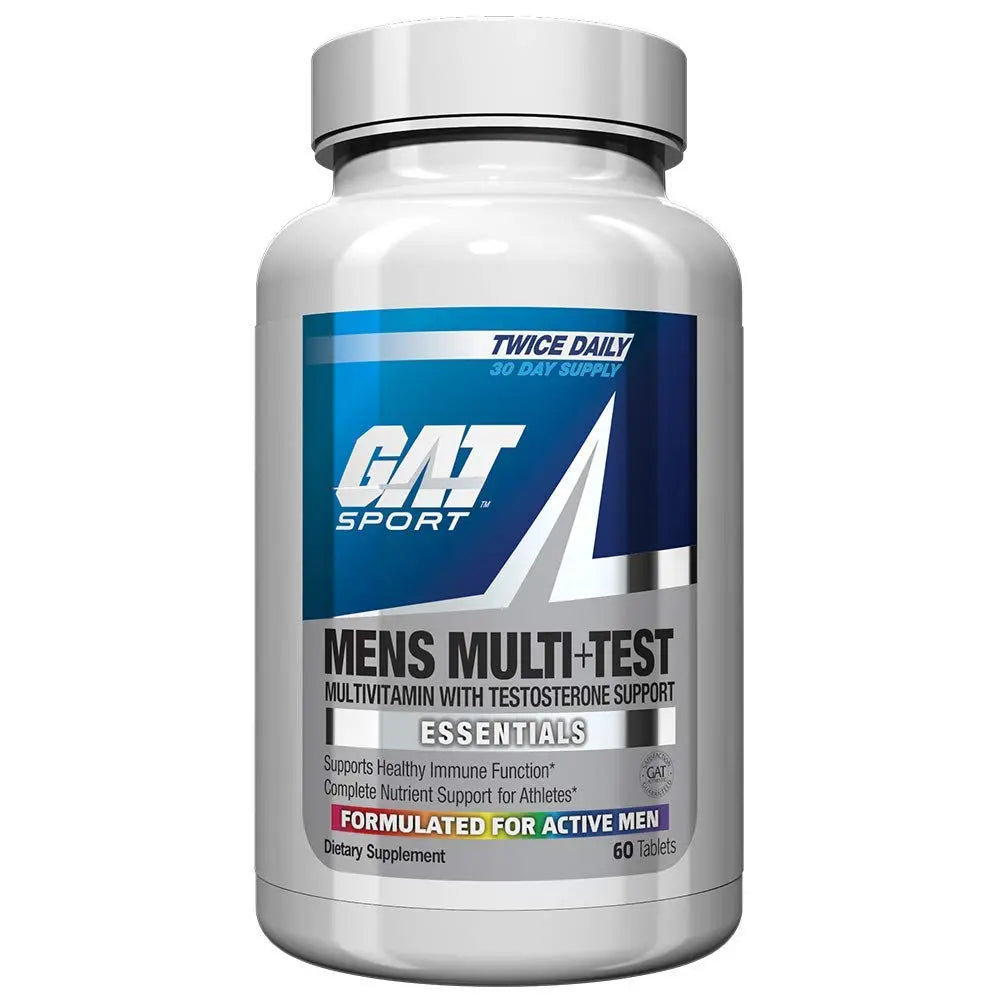 GAT SPORT Men's Multi + Test, Premium Multivitamin Tablets (60 Count) GAT SPORT Au supplements