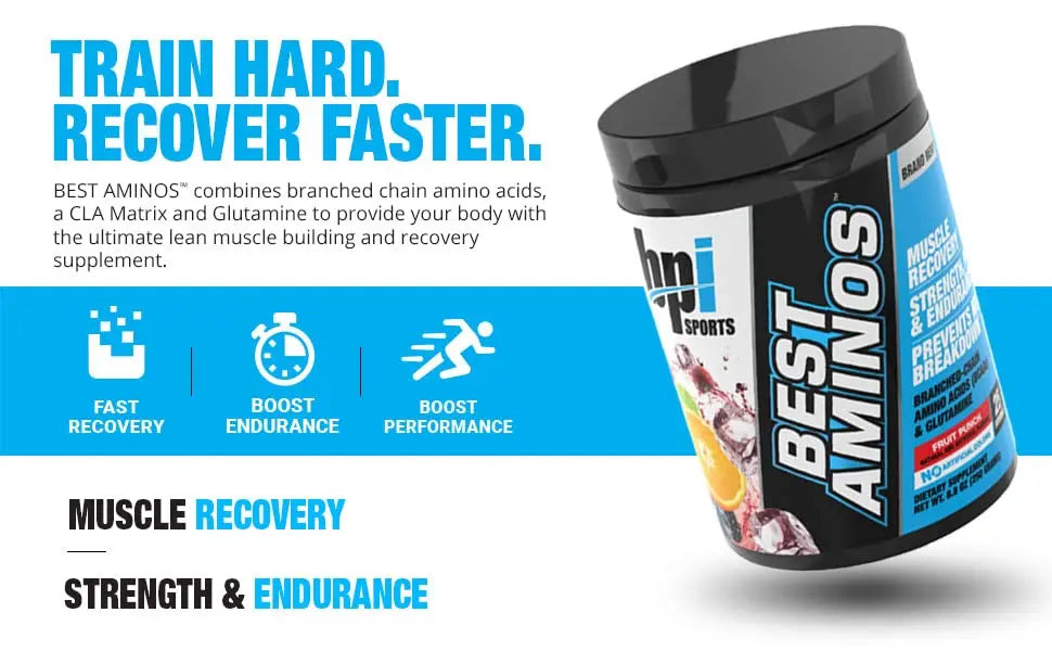 BPI Sports Best Aminos - BCAA Powder Post Workout & Glutamine Recovery Drink BPI Sports Au supplements