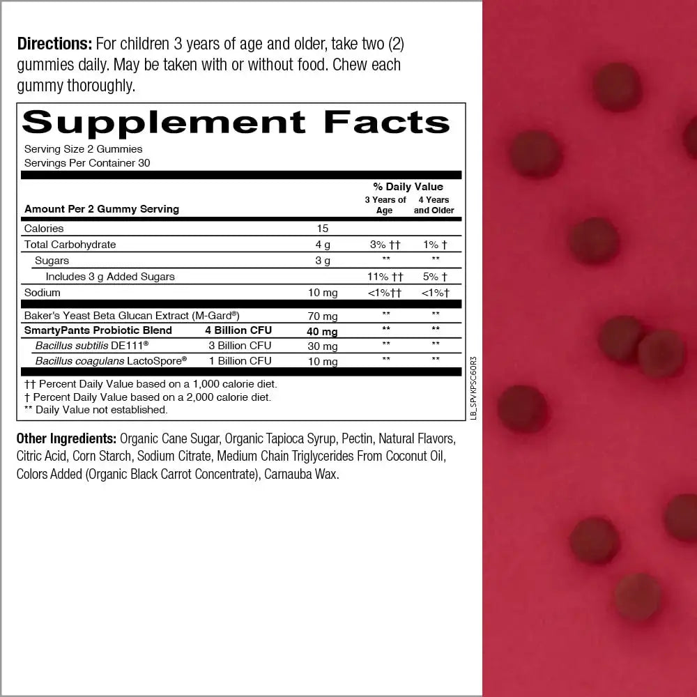 SmartyPants Kids Probiotic Immunity Gummies: Prebiotics & Probiotics for Digestive Health & Women's Multivitamin Gummies: Omega 3 Fish Oil (EPA/DHA) SmartyPants Au supplements