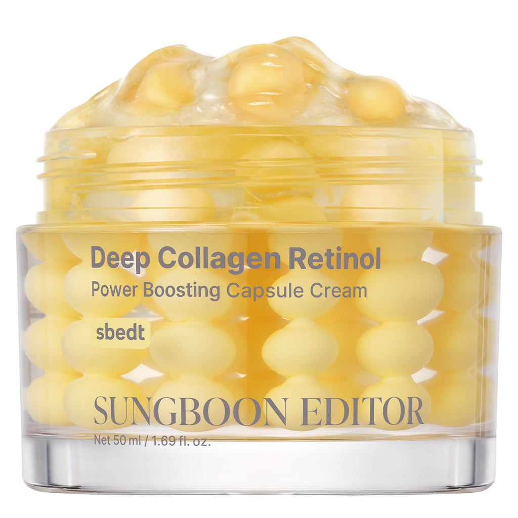 SUNGBOON EDITOR Deep Collagen Retinol Capsule Cream | For Fine Lines and Dry Skin