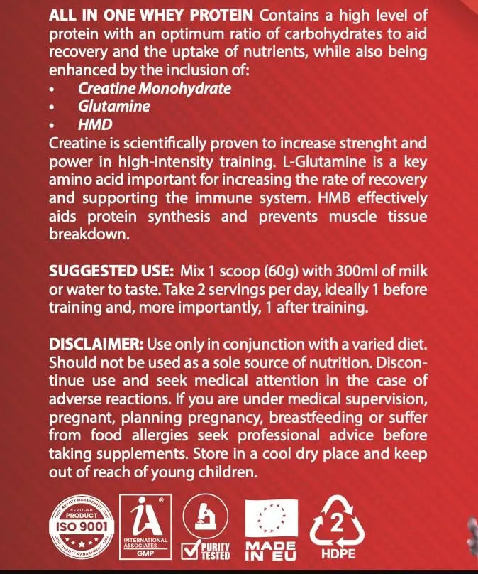 All in One Whey Fuel Your Strength All-in-One Muscle Builder Whey Protein Shake, with 45g Protein Elite Gainz Au supplements