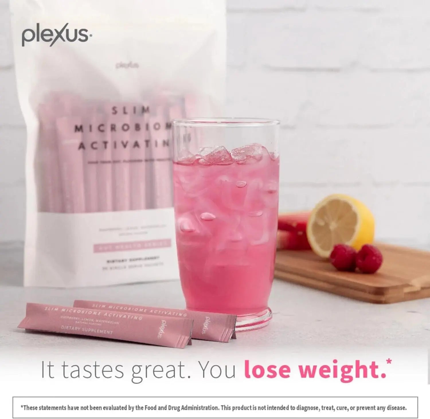 Plexus Slim Microbiome Pink Drink Mix, 30 Servings (Raspberry, Lemon, and Watermelon Generic Au supplements