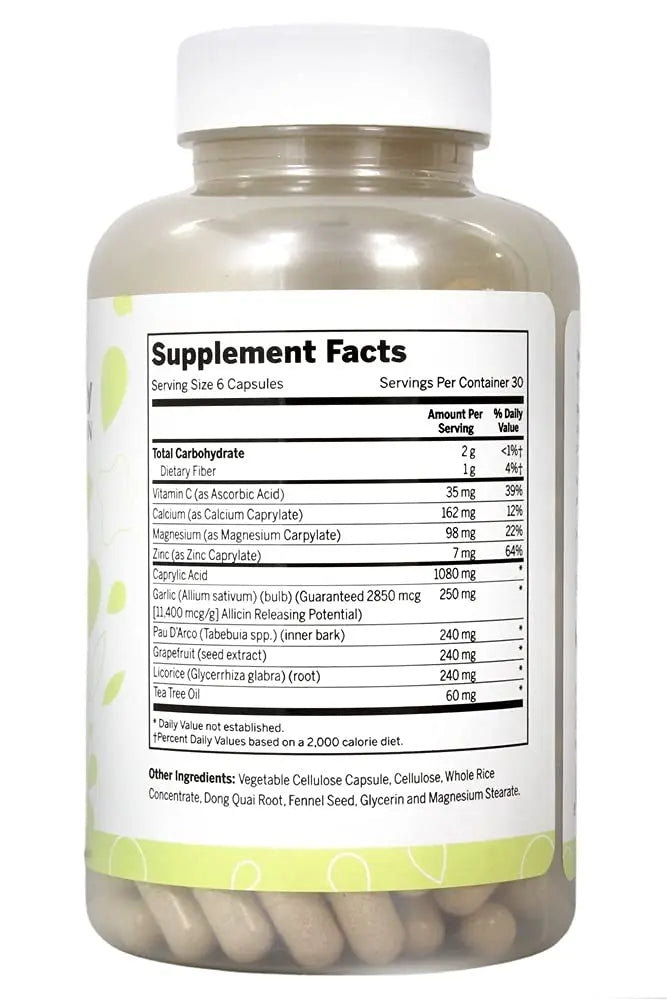 Lucky Vitamin - Yeast-Defense Formula - 180 Veg Capsules Lucky Vitamin Au supplements