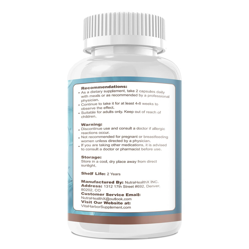 VitaHarbor Cortisol Supplement for Women and Men, 4-in-1 Cortisol Reducer with Magnesium Glycinate, Ashwagandha, Phosphatidylserine, L-Theanine, for Relaxation & Calm Support, 90 Veg Caps VitaHarbor Au supplements