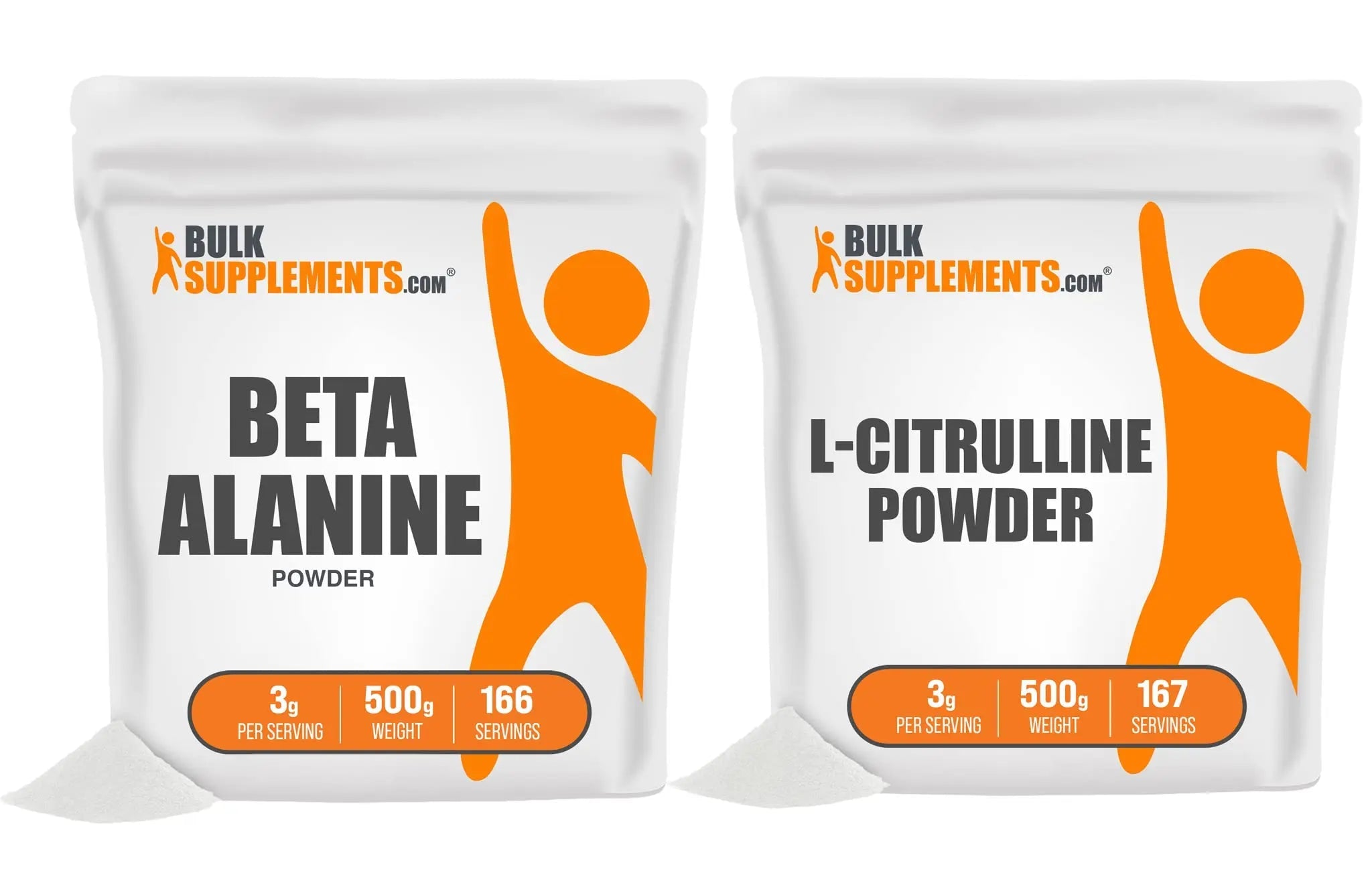 BULKSUPPLEMENTS.COM Beta Alanine 500g & L-Citrulline 500g Bundle BULKSUPPLEMENTS.COM Au supplements
