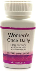 Womens Once Gluten Free Daily High Potency Multivitamin & Multimineral Supplement 60 Tablets - (Pack of 1) Aus Healthcare Au supplements