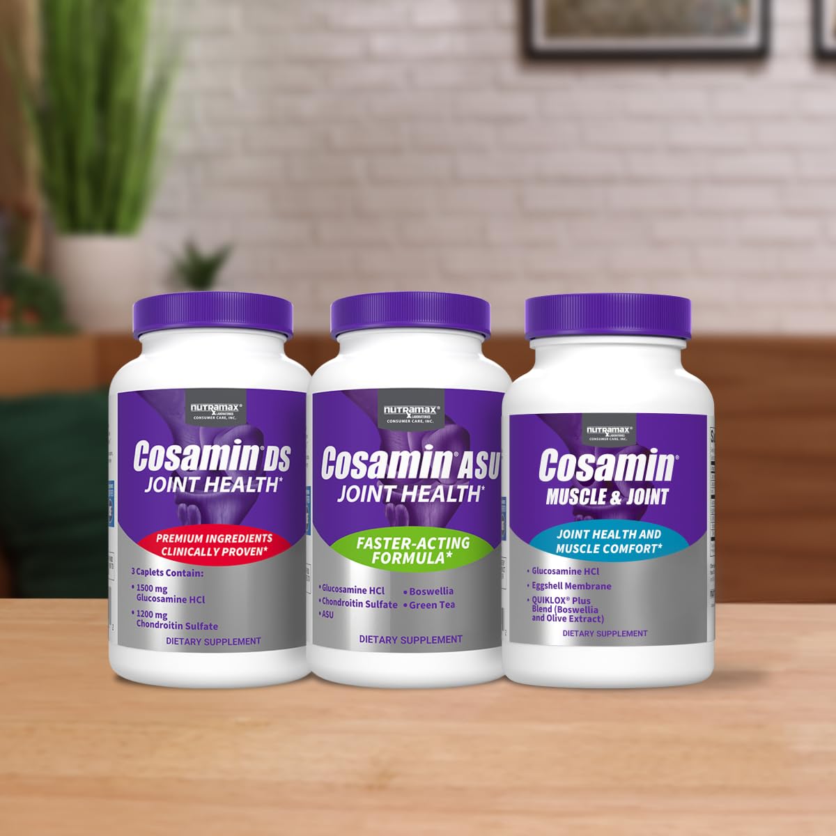 Nutramax Laboratories Cosamin® ASU Joint Health Supplement with Glucosamine, Chondroitin & ASU for Adult Men & Women, Joint Supplement, 230 Capsules Nutramax Laboratories Au supplements