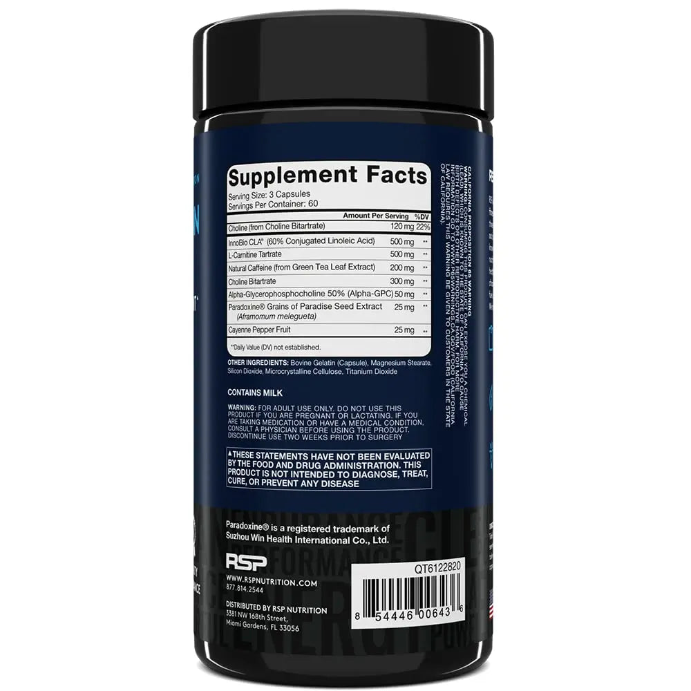 RSP Nutrition QuadraLean Thermogenic Fat Burner for Men & Women, Weight Loss Supplement RSP NUTRITION Au supplements