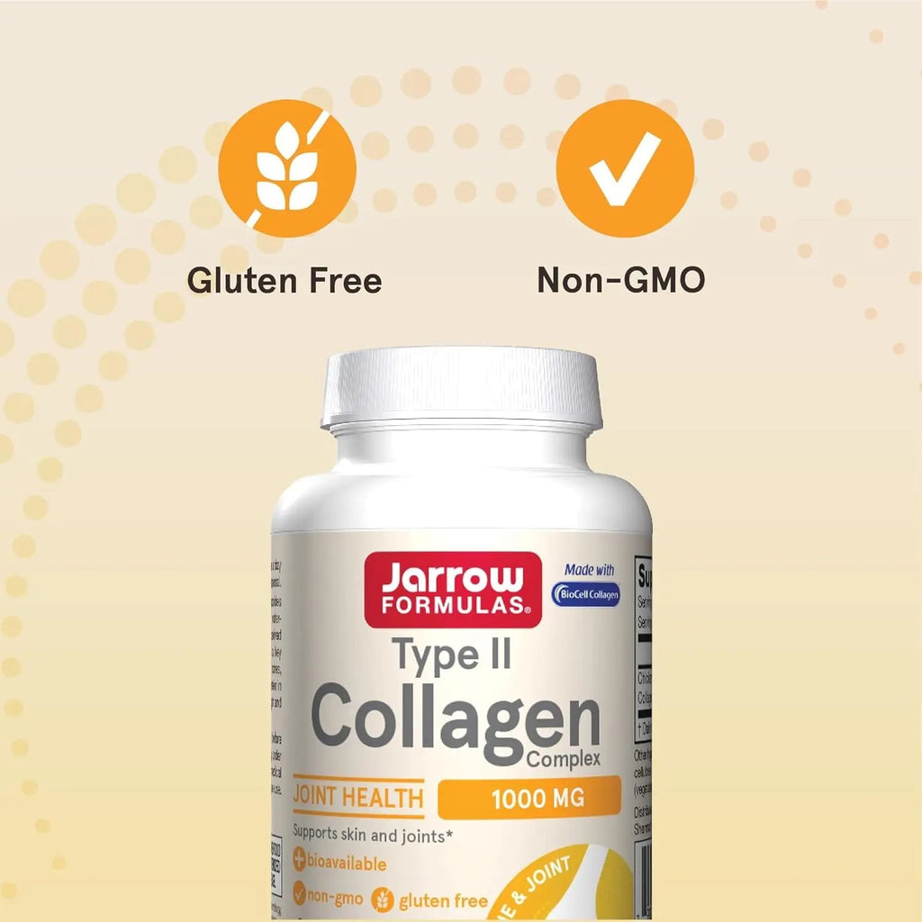 Jarrow's Type II Collagen Complex (Type 2 Collagen), 60 Capsules, Lab-Tested Tudor Au supplements