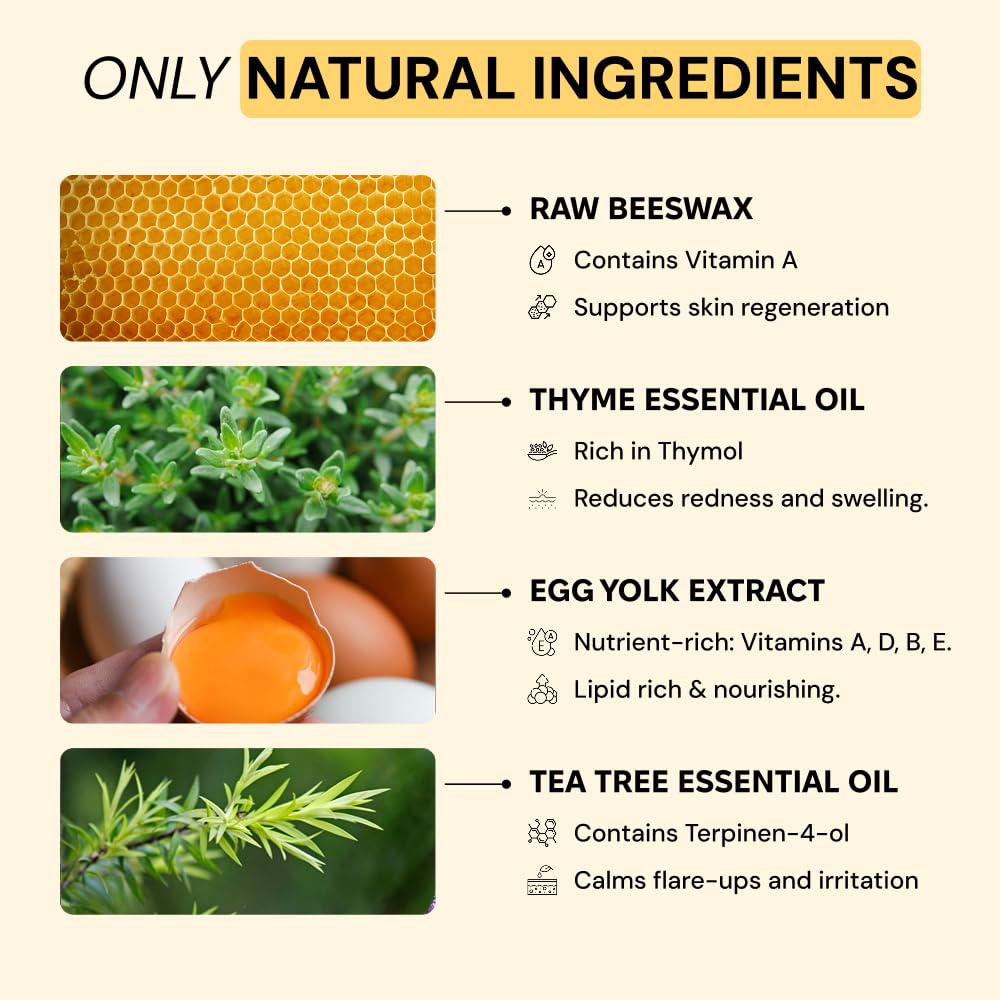 MyMagicHealer Thyme & Tea Tree Flare Care | Cystic Acne, Folliculitis, Ingrown Hair, Keratosis Pilaris, Razor Bumps, Body Bumps, Blind Pimples Multi-purpose Solution