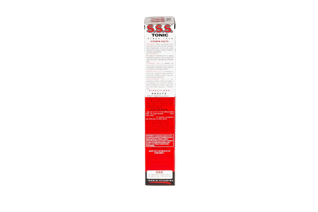S.S.S. Tonic, Iron and Vitamin B Supplement, High Potency Vitamins, Bottle,10 Fl Oz (Pack of 1) S.S.S. CO. Au supplements