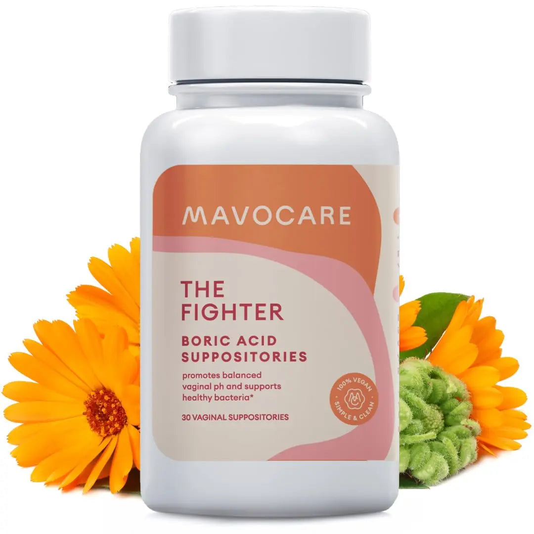 MavoCare, Inc. Boric Acid 600mg The Fighter with Added Calendula Vegan Capsule- Fights BV and Irritation- Gentle MavoCare, Inc. Au supplements