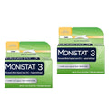 Monistat 3 Cream, 3-Day Treatment for Women: 1x Reusable Applicator & 1x 25g External Anti-Itch Cream Bundle (Pack of 2) Monistat Au supplements