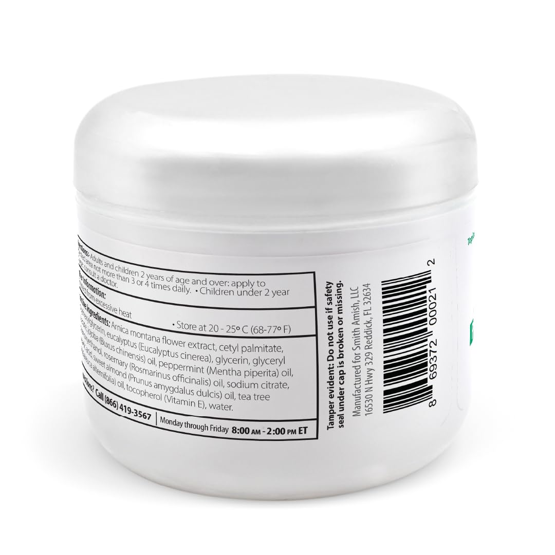 Smith Amish Arthritis Cream. Soothing and Cooling. 4.5 oz jar Smith Amish Au supplements