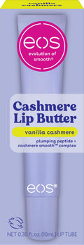 eos Cashmere Lip Butter - Vanilla Cashmere, Plumping Peptides, Smoothing, eos Lip Butter