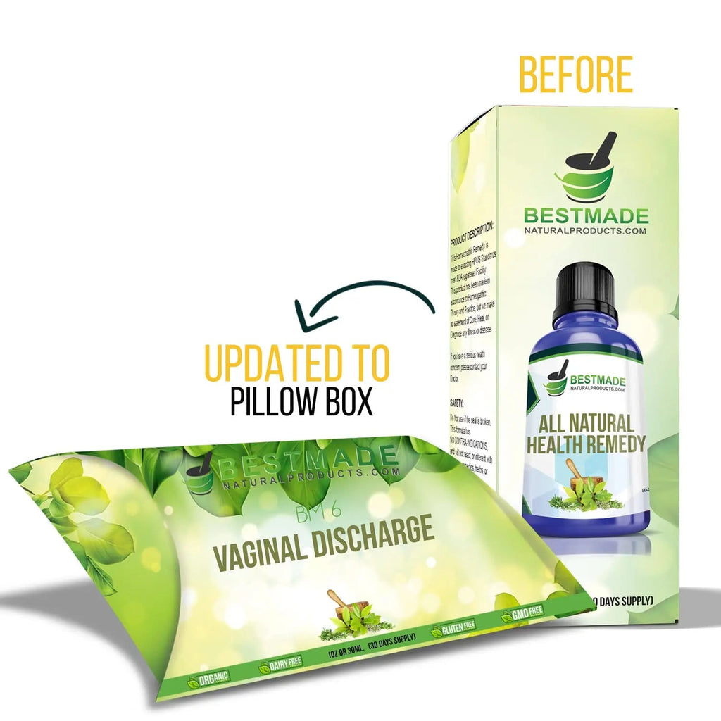Vaginal Discharge BM6 - Natural Remedy for Leucorrhea, Unusual Vaginal Discharge & Odor, Helps Relieve Bestmade Naturalproducts.com Au supplements