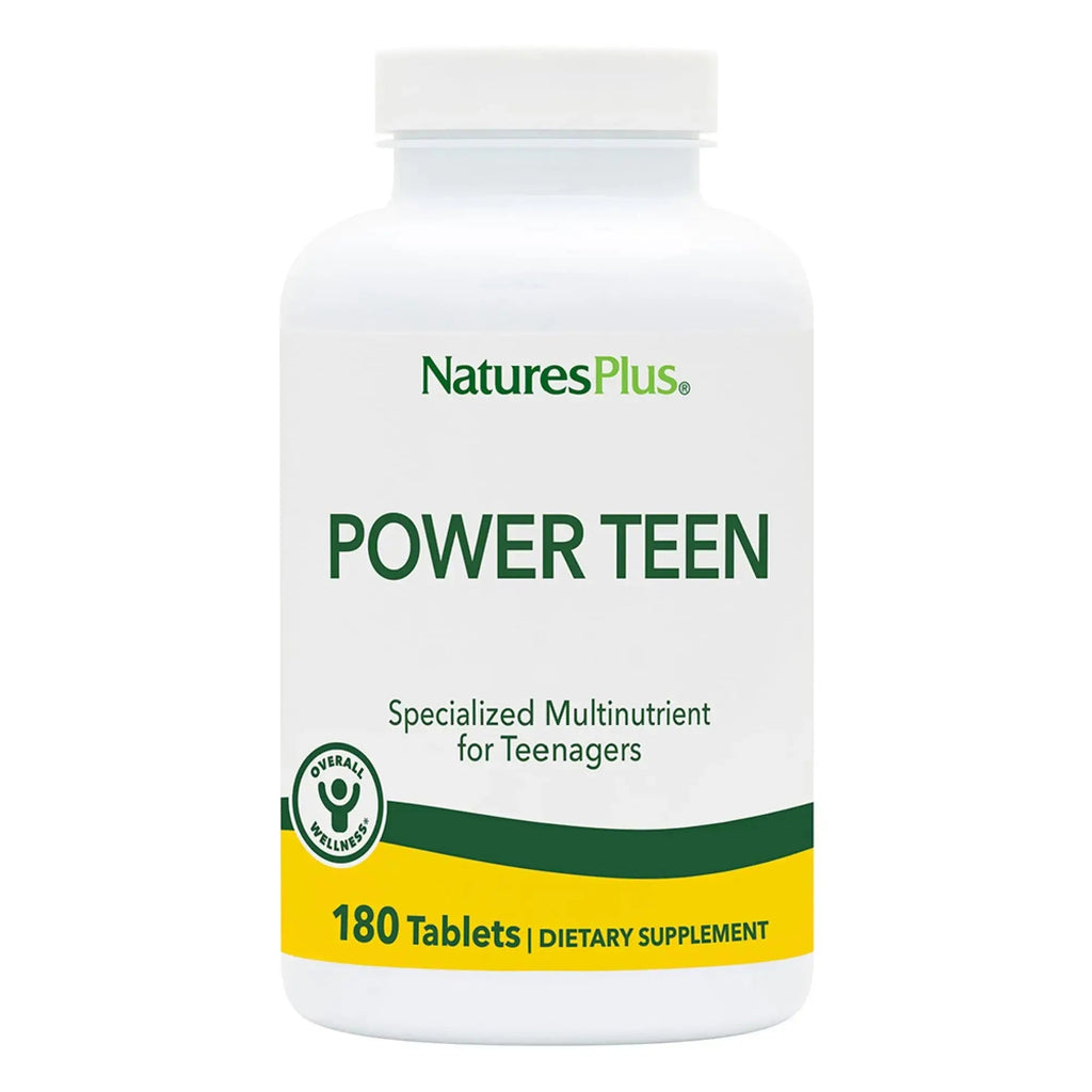 NaturesPlus Source of Life Power Teen - 180 Vegetarian Tablets - Teen Multivitamin with Minerals & Whole Foods for Mental Focus NaturesPlus Au supplements