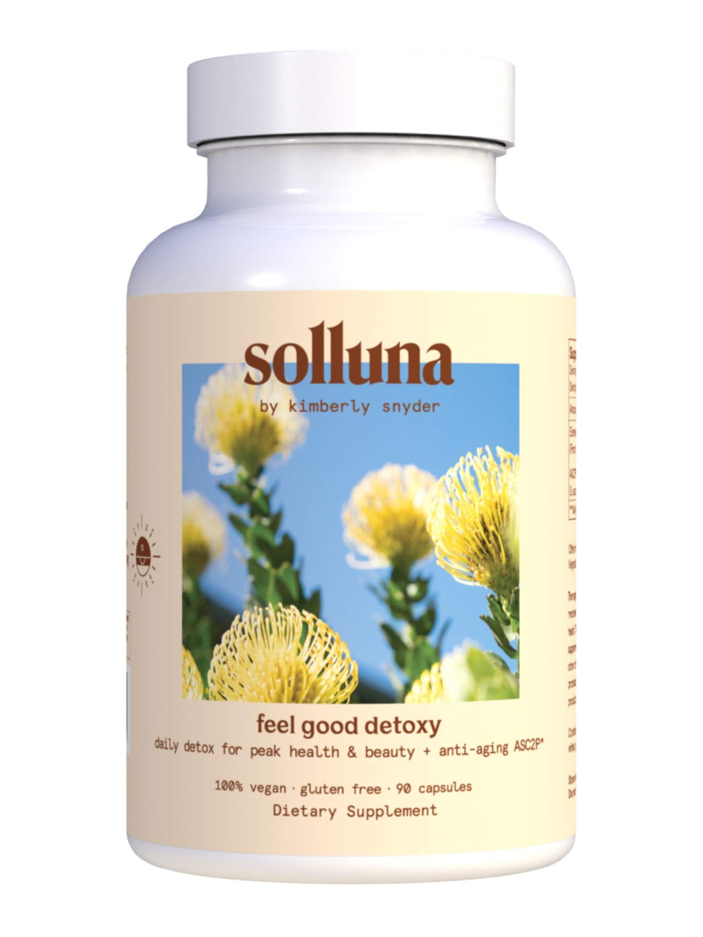 Solluna by Kimberly Snyder Oxygenated Magnesium Colon Cleanse with Asc2P — Gentle Detoxification and Bloating Relief — Fast Acting, Non-Laxative Detox for Digestive Health (90CT) Vegan & Non-GMO Solluna by Kimberly Snyder Au supplements