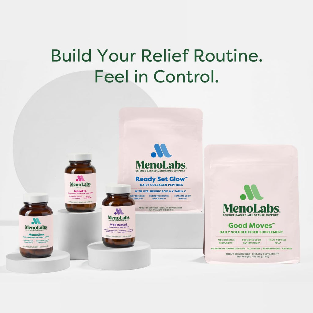 MENOLABS MenoFit, Menopause Supplements for Women - 60 Capsules - Advanced Women’s Probiotic with Vitamins and Red Clover for Gut Health, Hot Flashes and Hormone Balance for Women MENOLABS Au supplements