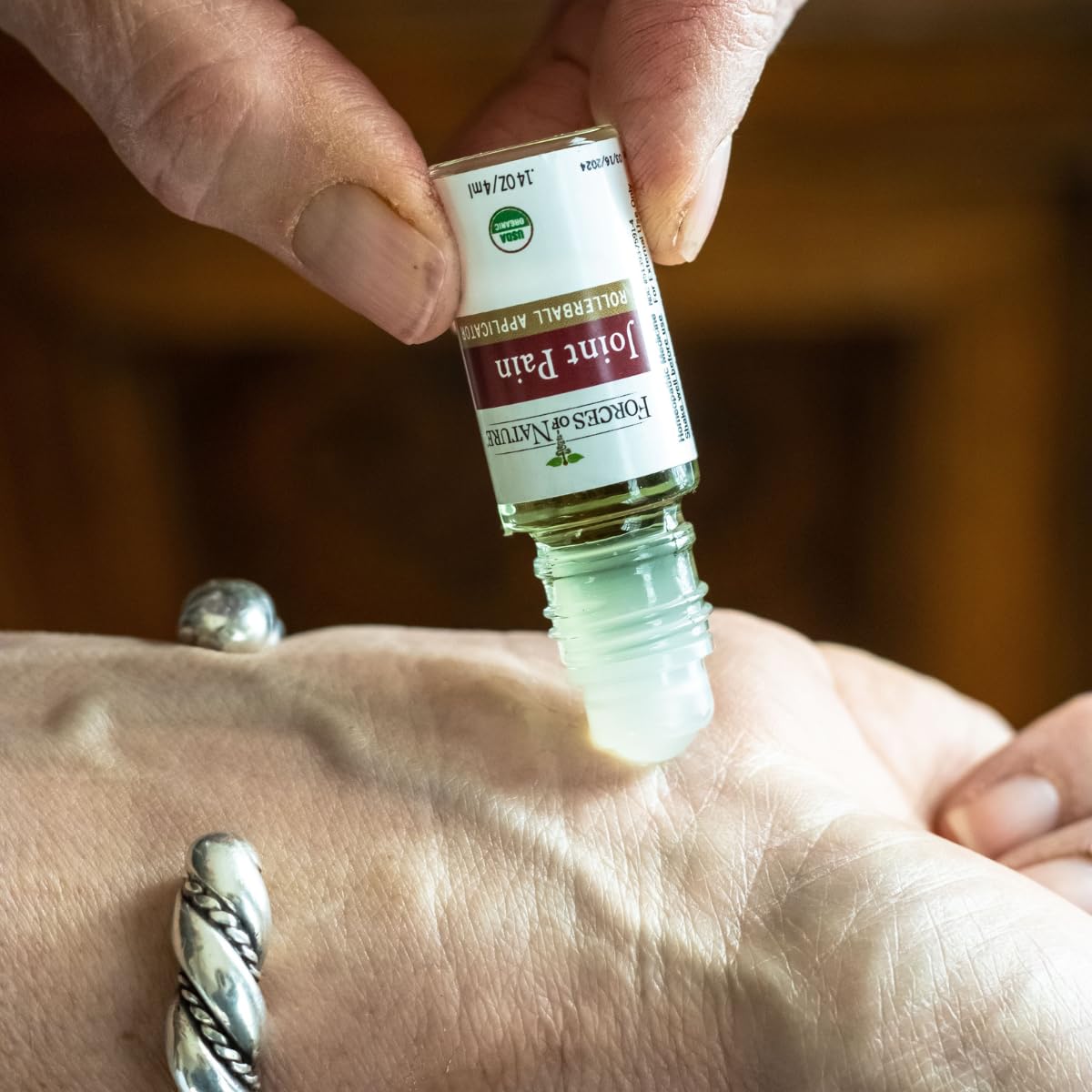 Forces of Nature -Natural, Organic Joint Pain Relief (4ml) Non GMO, No Harmful Chemicals -Alleviate Stiffness, Inflammation from Arthritis, Rheumatoid and Osteoarthritis, Increase Circulation Forces of Nature Au supplements