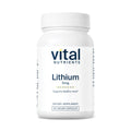 Vital Nutrients Lithium Orotate - Vegan Lithium Supplements for Memory, State of Mind, and Behavioral Health*- 5mg - Gluten, Dairy, Soy Free - 90 Capsules