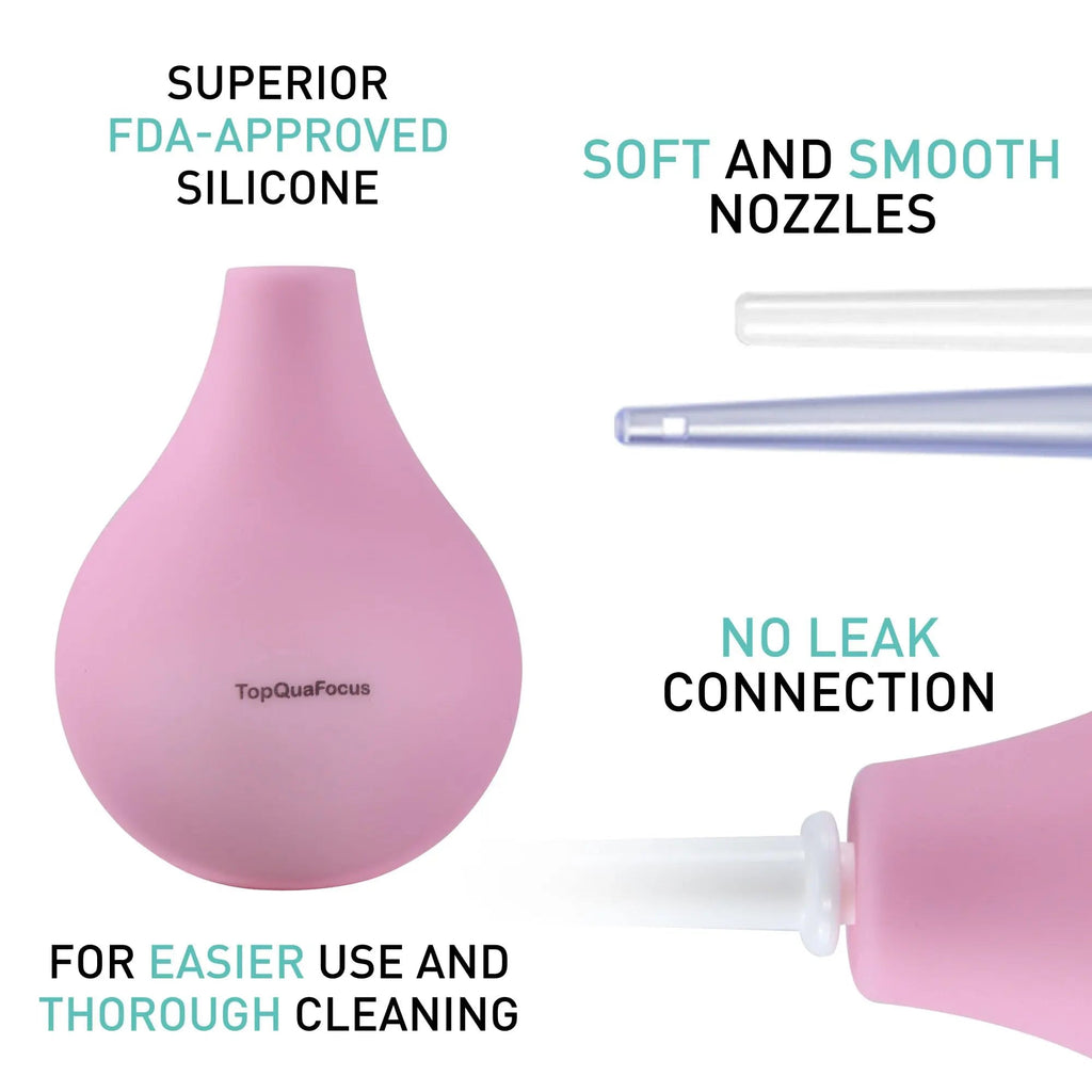 TopQuaFocus 8oz Enema Bulb Kit Anal and Vaginal Douche Bulb for Men Flushing System Enemas Silicone TopQuaFocus Au supplements
